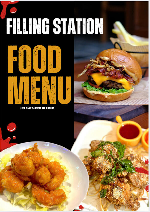 FOOD MENU (5:30 p.m - 2:00 a.m)